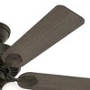 Hunter 44" Swanson Lighted Ceiling Fan New Bronze Finish with 5 Blades in American Walnut/Greyed Walnut - 3 of 4
