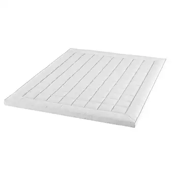Hastings Home Queen Down Alternative Filled Pillow-top Mattress Topper - White : Target