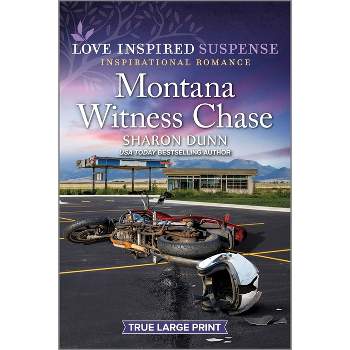 Montana Witness Chase - Large Print by  Sharon Dunn (Paperback)