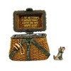 Boyds Bears 1.75 In Opie's Creel Basket With Minnow Mcnibble Treasure Box Fish Figurines - 3 of 3