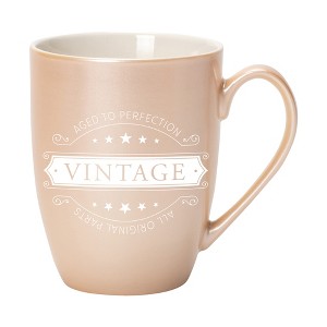 Elanze Designs Aged To Perfection Vintage All Original Parts Precious Pearl 10 ounce New Bone China Coffee Cup Mug - 1 of 4