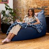 Jaxx Pillow Saxx 5.5-Foot Décor Bean Bag Giant Floor Pillow Lounge, Lush Velvet - 4 of 4