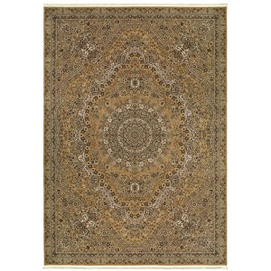 Oriental Weavers Masterpiece 8022J Gold/ Ivory Indoor Area Rug - 3'10" x 5'5" - 1 of 3