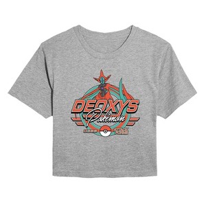 Women's - Pokémon - Deoxys Racing Cropped Graphic T-Shirt - 1 of 4