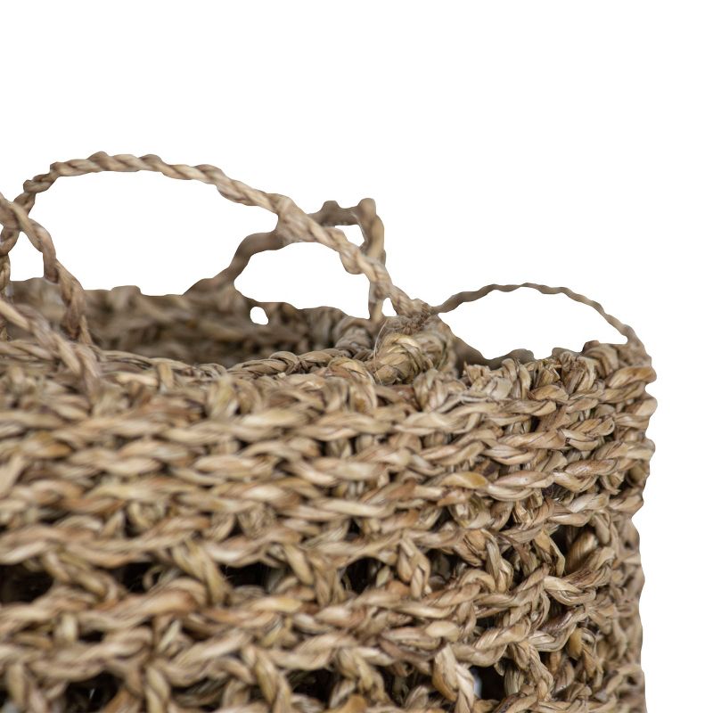 Natural Seagrass 3 Tiered Hanging Basket - Foreside Home & Garden, 4 of 8