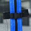 GDFStudio Edwina Outdoor/Indoor Metal Ladder Round Trampoline with Enclosure and Basketball Hoop - 4 of 4