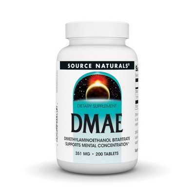 DMAE 130mg by Source Naturals, Inc.  -  200 Tablet