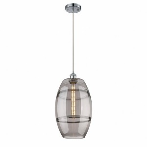 Vaz - 1 Light Cord Hung Mini Pendant In Industrial Style-18.5 Inches Tall and 10 Inches Wide - 1 of 1