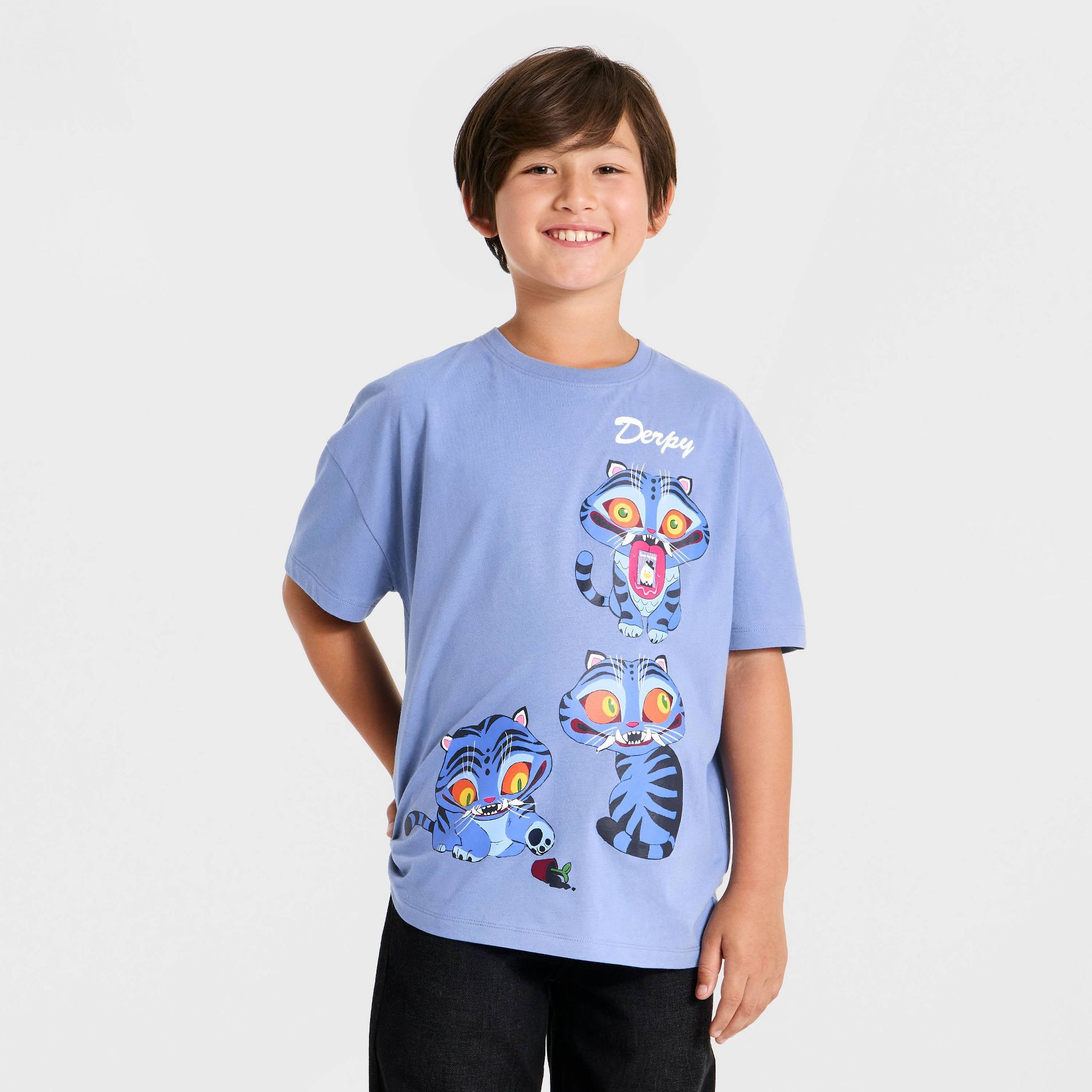 Boys' KPop Demon Hunters Derpy Short Sleeve Graphic T-Shirt