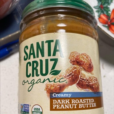 Santa Cruz Organic Dark Roasted Creamy Peanut Butter 16oz Target