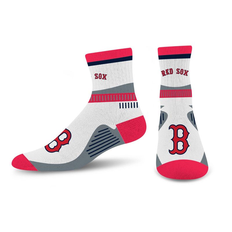 MLB Boston Red Sox Large Quarter Socks, 1 of 5