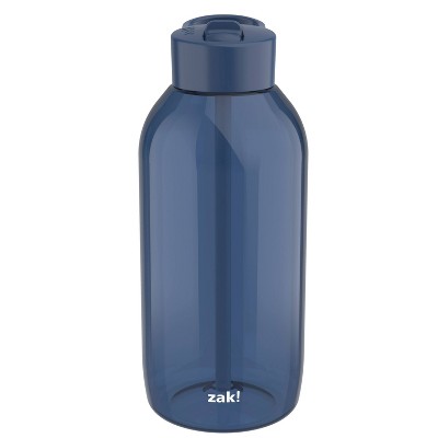 Zak Designs 64 fl oz Plastic Straw Water Bottle