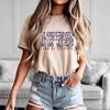 Retro America 1776 Floral T-Shirt, Land of the Free Patriotic Tee| OrnamentallyYou - 4 of 4