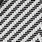 black & white/light natural frame