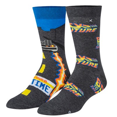 Odd Sox, Out Of Time, Funny Novelty Socks, Large