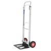 VisioGear Folding Hand Truck, Foldable Dolly Cart with Wheels, Collapsible Hand Cart Portable with Telescoping Handle, Antique Black, 28"*15"*5" - 4 of 4