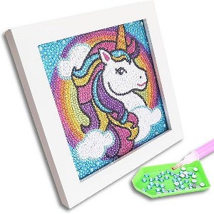 Neliblu Diamond Art for Kids Enchanting Unicorn Theme - 1 of 4