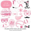 Big Dot of Happiness Pink First Rodeo - Cowgirl 1st Birthday Party Photo Booth Props Kit - 20 Count - 2 of 4