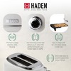 Haden Heritage 2 Slice Wide Slot Stainless Steel Toaster with Adjustable Browning Control & Non-Slip Feet, Ivory & Chrome - image 4 of 4