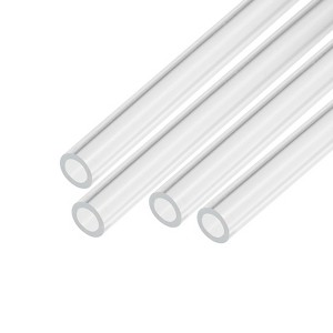 Unique Bargains Lamp Lantern Water Cooling System Acrylic Round Pipes Clear 4 Pcs 6" - 1 of 4