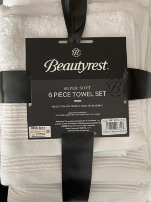 Eddie Bauer Denali Solid Antibacterial Jadeite 6 Piece Towel Set 