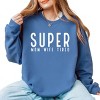 Simply Sage Market Super Mom Wife Tired Sweatshirt - 2 of 4