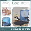 BestMassage Home Office Chair Mesh Back Chair Computer Chair with Adjustable Height Swivel Function and Flip-Up Arms - 4 of 4