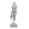 Kurt Adler 20-Inch Hollywood Nutcrackers Battery-Operated Light Up Animated Musical White Soldier Water Globe Hat Nutcracker - 4 of 4