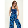 WEST K Women's Antonella Smocked Wide Leg Jumpsuit - 4 of 4