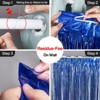 PartyWoo Fringe Curtain Royal Blue Foil Metallic 2 pcs - 3 of 4