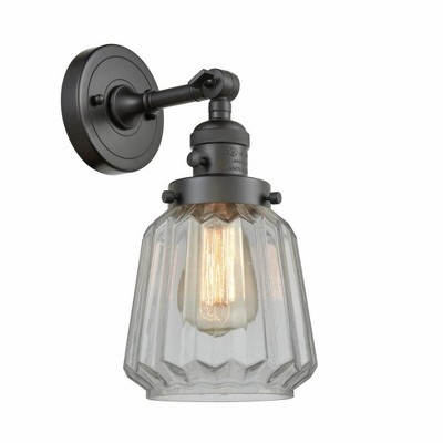 Chatham - 1 Light Wall Sconce In Art Deco Style-12 Inches Tall and 7 Inches Wide