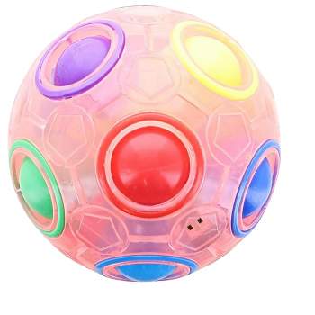 BOB Gift Magic Rainbow Puzzle Ball Plastic Fidget Toy