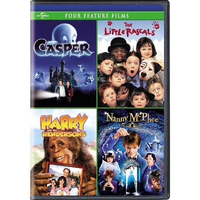 Casper / The Little Rascals / Harry & The Hendersons / Nanny McPhee (DVD)(2012)