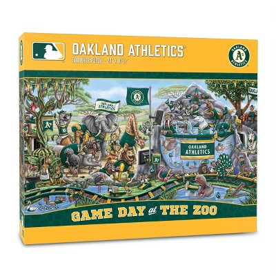 MLB Oakland Athletics Game Day at the Zoo Jigsaw Puzzle - 500pc