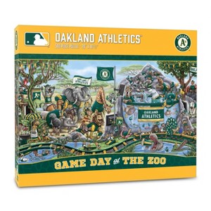 MLB Oakland Athletics Game Day at the Zoo Jigsaw Puzzle - 500pc - 1 of 3