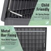 LACOO 120 Gal. Large Deck Box, Lockable Storage Box - 4 of 4