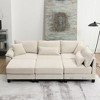 NicBex Sectional Sofa with Armrest Bags 6 Seat U Shaped Modular Sofa for Living Room & Apartment - 4 of 4