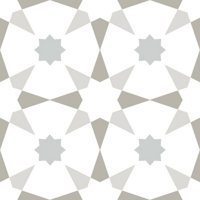 FloorPops Set of 20 Stellar Peel & Stick Floor Tiles White