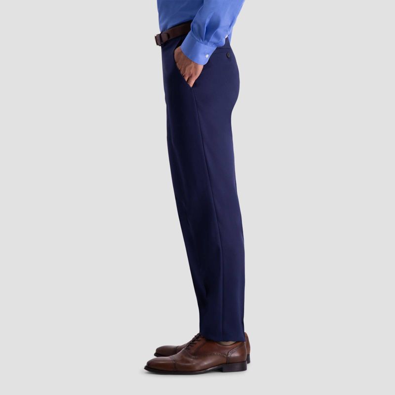 Haggar H26 Men's Flex Series Ultra Slim Suit Pants - Midnight Blue, 3 of 7