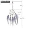 Unique Bargains Small Handmade Macrame Dream Catchers for Home Decoration 2 Pcs - 2 of 4