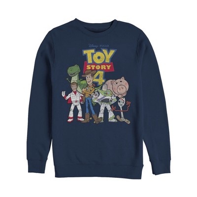 Men's Toy Story Character Logo Party Sweatshirt