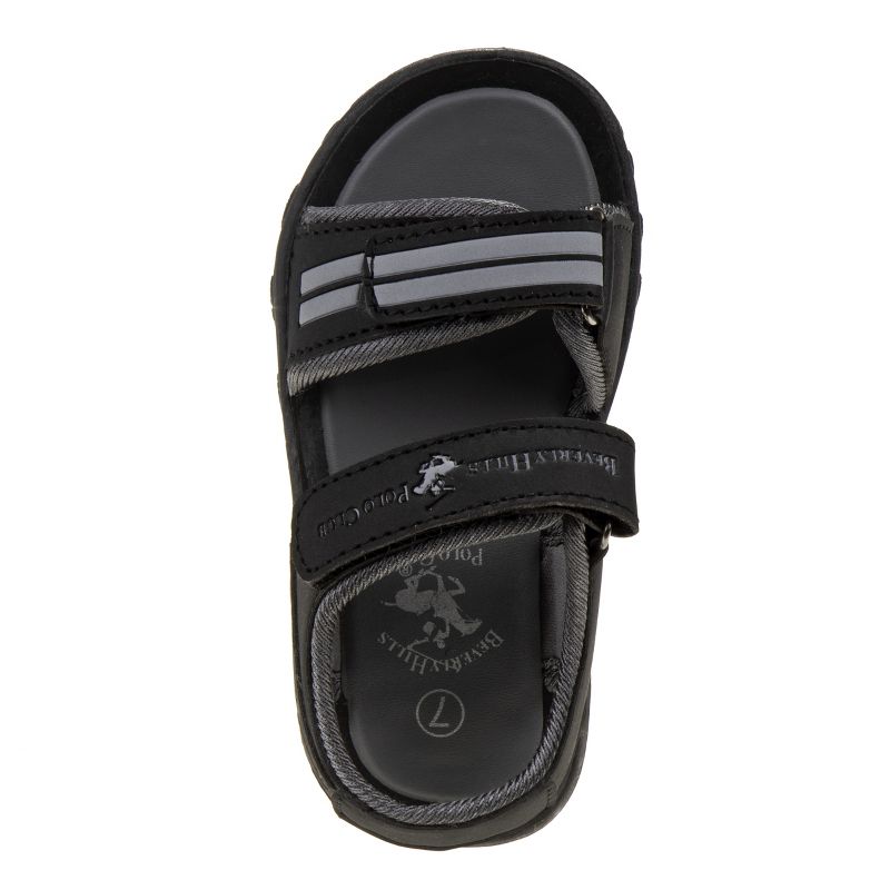 Beverly Hills Polo Club Hook and Loop Boys Open-Toe Sport Sandals (Little Kids), 4 of 6