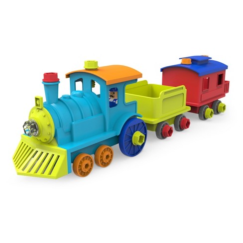 Wooden Train Set 12 Pcs – Wooden Track Train Toys For Toddlers