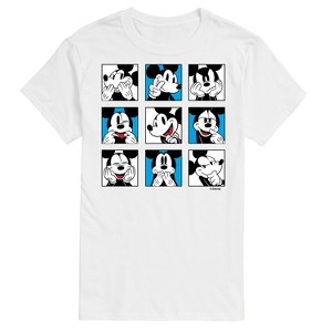 Men's - Disney - Mickey Faces Short Sleeve Graphic T-Shirt - 1 of 4