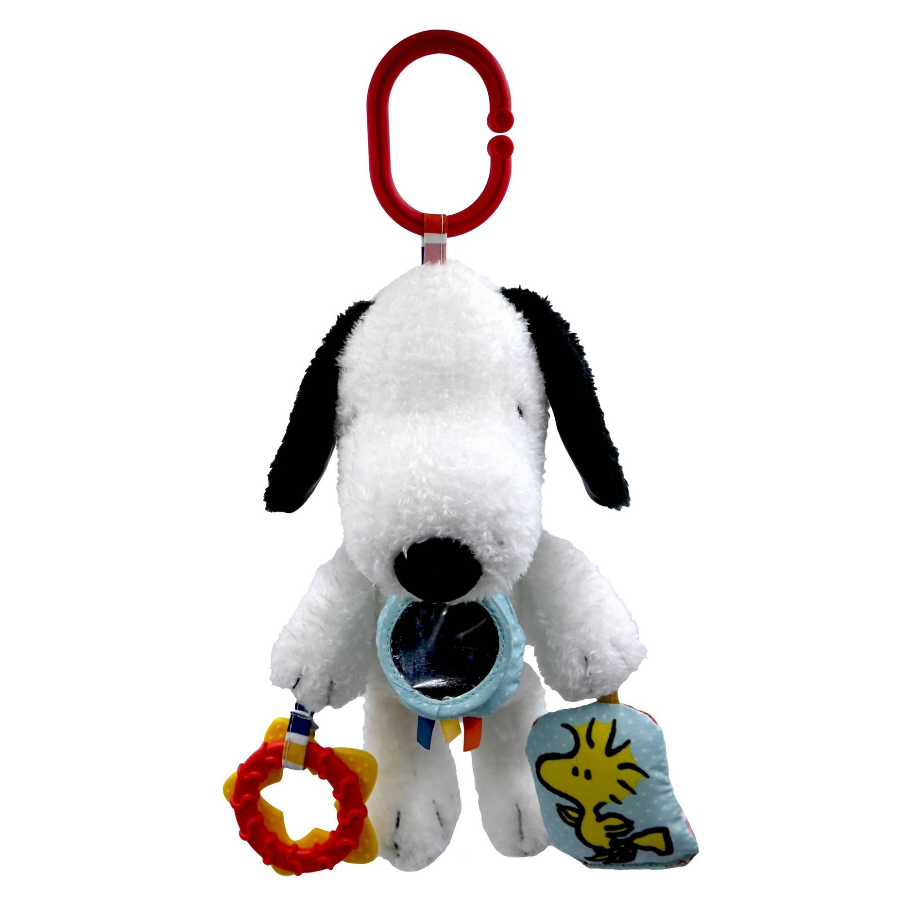 Peanuts Snoopy Activity Plush: Emotional Development, Sensory Development, Fine Motor Skills, Teether