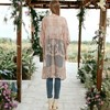 Anna-Kaci Women's Embroidered Floral Butterfly Crochet Drop Shoulder Cardigan - 2 of 4