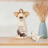 Pavilion Gift Company - Nana - 6" Angel Holding Flower Pot - Decorative Objects - 3 of 4