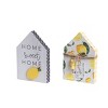 Transpac MDF Lemon House Block Decor Set of 2 Spring Home Decorations Freestanding Signs for Spring and Summer - 2 of 3