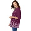 Woman Within Embroidered Pintuck Tunic - 4 of 4