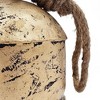NAYSAYE Party Decoration and Accessories Iron Hanging Bell Set with Rich Chime for Holiday Celebration, Gold, 5.5"*7.5"*1.1" - 4 of 4